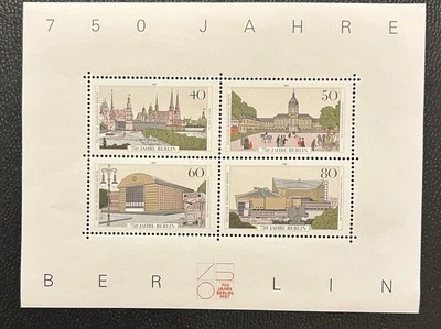 Germany: Berlin 1987. 750 Anniversary of Berlin.. SC# 9N537. ID 06282 - Image 1 of 2