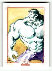 2011 Marvel Universe Sketch Incredible Hulk 1/1 - Picture 1 of 2
