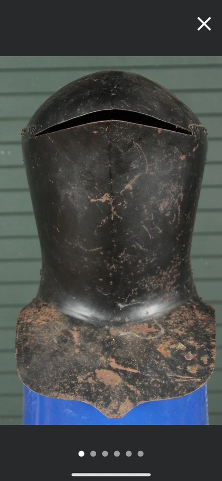 Casco de justas medieval reproducción Foto 1 de 4