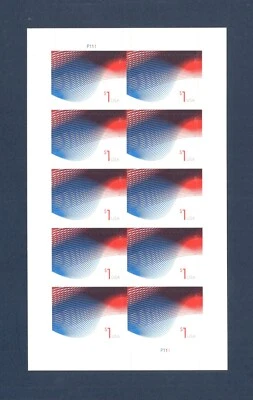 Sc # 4953 ~ Full Pane ~ $1 Waves of Color Issue - Image 1 of 2