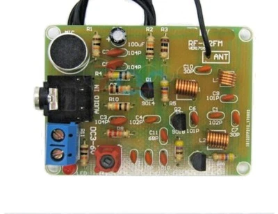 MINI Trasmettitore FM MICROSPIA 80-108MHz in KIT di MONTAGGIO fai da te -Posta1- - Immagine 1 di 4
