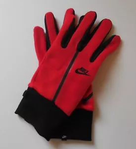 Nike Tech Fleece Training Gloves 2.0 Men University Red/Black/Black Large - Picture 1 of 7