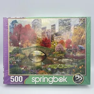 Springbok Puzzle 500 pezzi - Central Park Paradise New York City - Sigillato - Foto 1 di 9