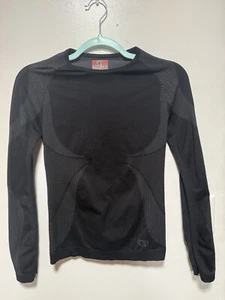 Pearl Izumi Cycling Athletic High Neck T-shirt Women Large Fitted Long Sleeve - Picture 1 of 17