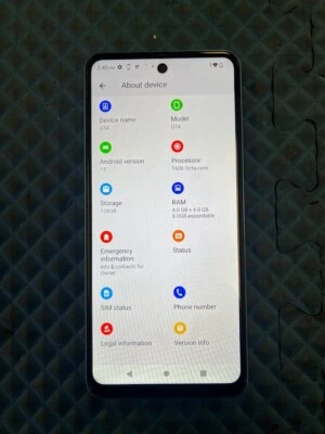 BLU G54 Dual SIM Smartphone UNLOCKED, 128GB - Image 1 of 2