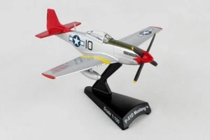 "SELLO POSTAL (PS5342-7) USAAF P-51D ""TUSKEGEE AIRMEN"" MODELO DIECAST ESCALA 1:100 - Imagen 1 de 9