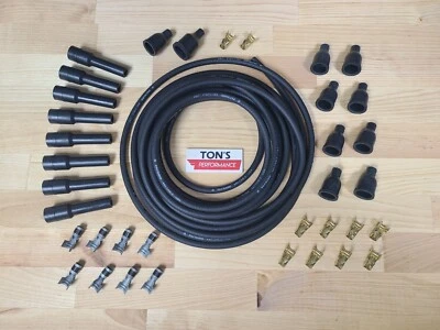 25’ Packard 440 Copper Core 7 mm Spark Plug Wire, Build Your Own Kit - DELCO 7mm - Image 1 of 4