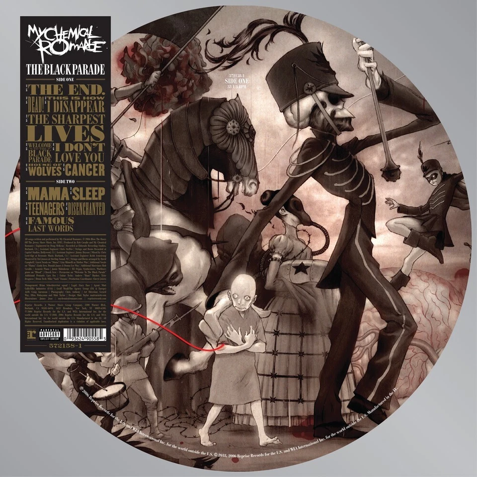 My Chemical Romance THE BLACK PARADE New Vinyl Picture Disc LP - Image 1 of 1