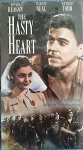 "The Hasty Heart" VHS Brand New Sealed *Reagan, Neal, Todd* 1949 B & W *Rare* - Picture 1 of 3