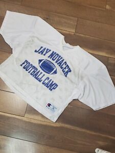 Jay Novacek Football Camp Champion Crop Jersey XL Vintage 90s Dallas Cowboys 