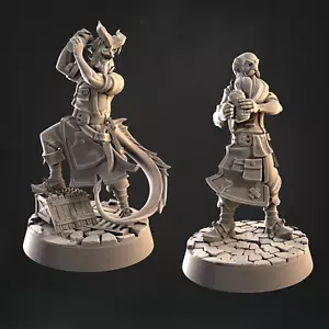 CastnPlay #851 Innkeepers of the Blind Cyclops (2 Miniatures) - No Base - 32mm - Picture 1 of 3