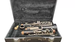 Vintage 1800's Boosey & Hawkes Regent Clarinet Black Woodwind T2651 D83 - Picture 1 of 16