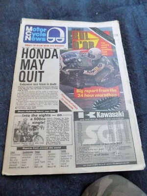 (B)Motor Cycle News/21,9,77/BOL D"OR/I.S.D.T/Bultaco 350/RD250 Colour rear cover - Image 1 of 4