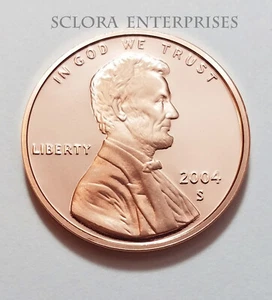 S Lincoln Memorial 2004 *prueba* centavo/penique **envío gratuito** - Imagen 1 de 3