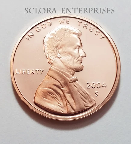 2004 S LINCOLN MEMORIAL *PROOF* CENT / PENNY  **FREE SHIPPING** Cover
