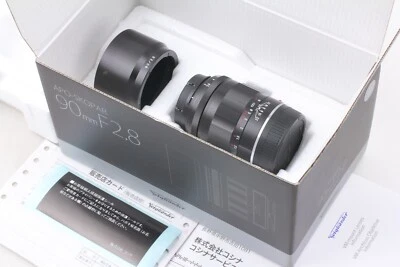 [Почти неиспользованная коробка] Объектив Voigtlander APO-SKOPAR 90 мм f2.8 черный VM Leica M Япония - Изображение 1 из 4