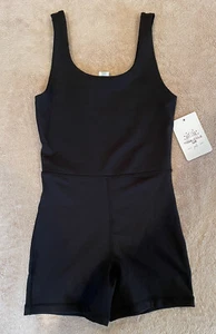 Nuevo con etiquetas Pantalones Cortos Yogalicious Lux Niñas Negros Biketard Unitard Talla Grande 12 - Imagen 1 de 3