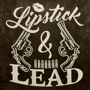 ALL AMERICAN GIRLS LIPSTICK & LEAD GUN RIGHTS HOODED SWEATSHIRT HOODIE - Picture 1 of 3