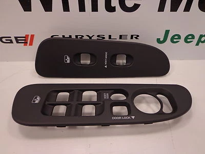 02-05 Dodge Ram 1500 New Power Window Switch Bezel Right & Left Slate Mopar Oem - Изображение 1 из 2