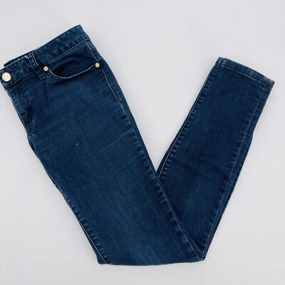 Tory Burch Jean Denim Legging Women’s Size 28 Dark Navy Stretch Pant - Image 1 of 4