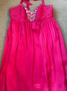 Red Herring Party/Occaision Dress Size 10. Bold Pink - Picture 1 of 4
