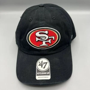 San Francisco 49ers Mütze Herren schwarz rot 47 Brand NFL Strap Back Cap - Bild 1 von 9