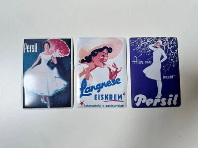 Metallschild Vintage Persil Langnese 3 Stück Gebraucht - Bild 1 von 4