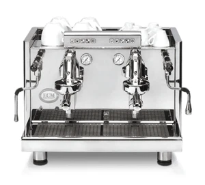 ECM ELEKTRONIKA 2 GROUP TANK LOW POWER 10AMP ESPRESSO COFFEE MACHINE BRAND NEW - Picture 1 of 11
