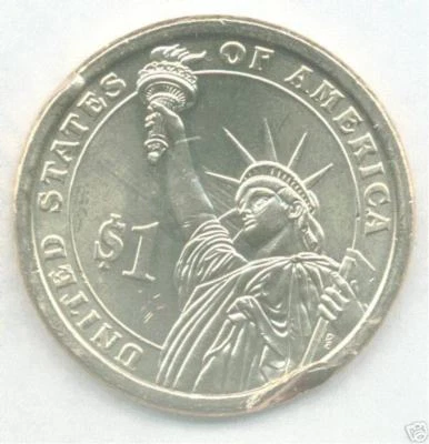 2007-P Uncirculated Washington $1. Error - Edge Crushed  - Image 1 of 3