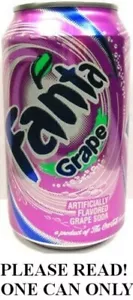 Vintage Fanta Grape USA 2008 VOLL Neu 12oz 355ml Dose CocaCola German WWII Origin - Bild 1 von 1