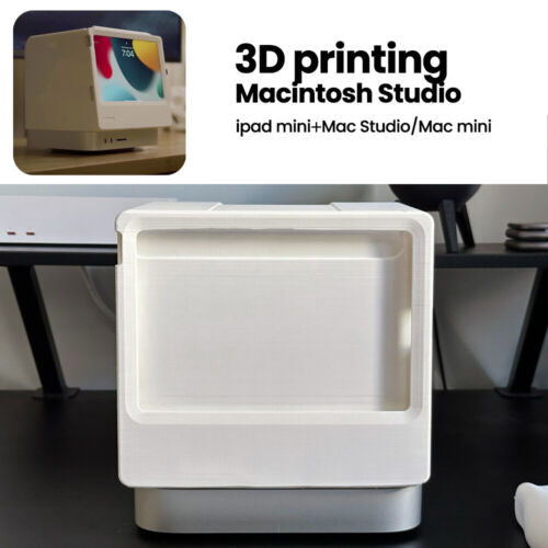 Macintosh Studio Stand for Combining iPad Mini with Mac Studio/Mac Mini