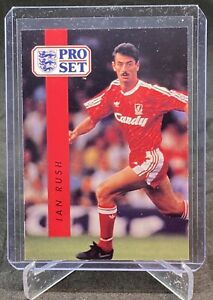 IAN RUSH 1990/91 Pro Set Soccer Card LIVERPOOL #113 PSA