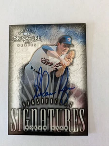 1998 DONRUSS SIGNATURES SIGNIFICANT SIGNATURES NOLAN RYAN AUTO/1000 - Picture 1 of 2