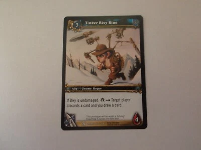 World of Warcraft: Drums "TINKER BIXY BLUE" #144/268 Trading Card - Image 1 of 2