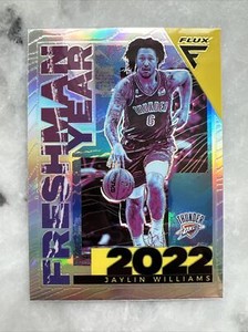 2022-23 Panini Flux Freshman Year SILVER PRIZM JAYLIN WILLIAMS RC ROOKIE #22