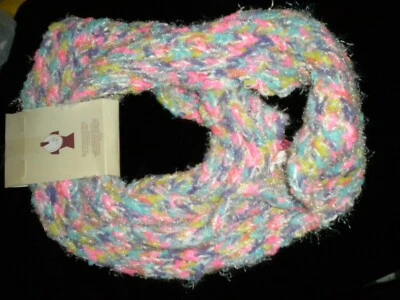 NWT SO YOUTH GIRLS/WOMENS INFINITY SCARF - PINK, AQUA, LAVENDER, LIME GREEN, WHI - Изображение 1 из 3