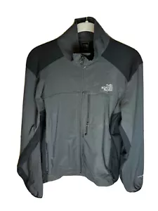 The North Face Apex Full Zip Black Gray Jacket Mens Size Small - Picture 1 of 11