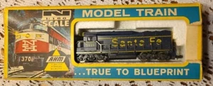 AHM N Scale Santa Fe 4250 Diesel Locomotive Train Engine Made In Italy With Box - Picture 1 of 9