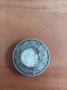 2 Unzen Oz Silber Tränen Des Mondes 2021 Tuvalu  Aufl. 2500 mit Box U Zertifikat - Bild 1 von 10