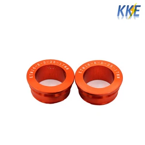KKE 25mm Orange Axle Rear Bushing Spacers Collars Fit KTM - Bild 1 von 1