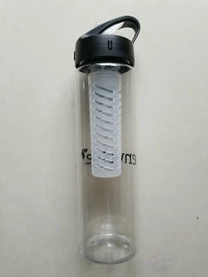  Garrafa de água, transparente, 25 oz, sem BPA, garrafa de água, vermelha 25 oz. - Imagem 1 de 4