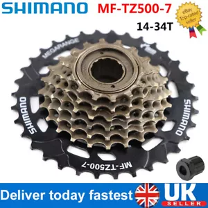 Shimano Tourney MF-TZ31-7 Speed Mountain Bike Bicycle Freewheel Screw-On 14-34T - Picture 1 of 4