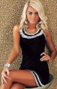 EVENING PARTY SEQUIN DRESS / TUNIC __ Size: XS, S __ ITALY - Picture 1 of 4