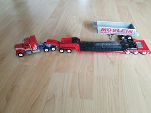 Peterbilt Sattelzug Tieflader Kipper Möslein LKW Siku 1:55 - Bild 1 von 5