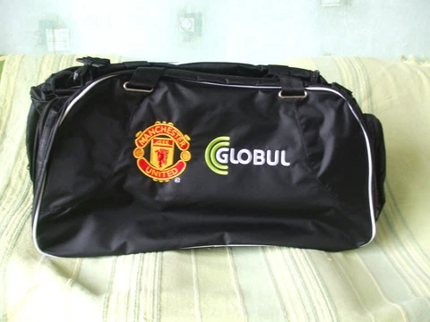 Manchester United bag Globul sponsor advertising soccer 58x30x28 cm unused rare Cover