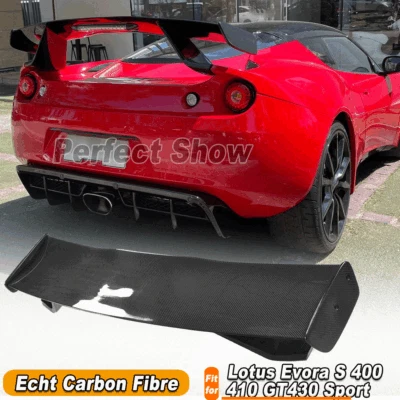 Alerón de carbono para Lotus Evora S 400 410 GT430 Coupe alerón trasero alerón labio  - Imagen 1 de 4