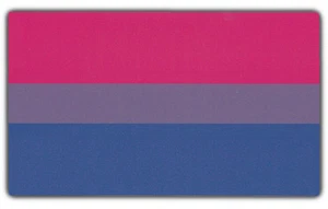Autoaufkleber: BISEXUAL PRIDE FLAGGE | Bi-Sexual Gay Pride | Support - Bild 1 von 1