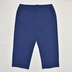 Chico's Damen Capri Hose Straight Pull On Solid Nylon Blau Größe 3 Zenergy - Bild 1 von 8
