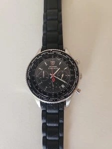 Herren Armbanduhr Chronograph Detomaso Firenze schwarz - Bild 1 von 4