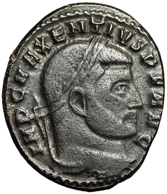 Majencio Follis "Roma en Templo RBQ" Roma Muy Fino Foto 1 de 4